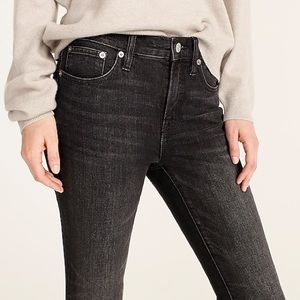 J. Crew silver flecked toothpick jeans